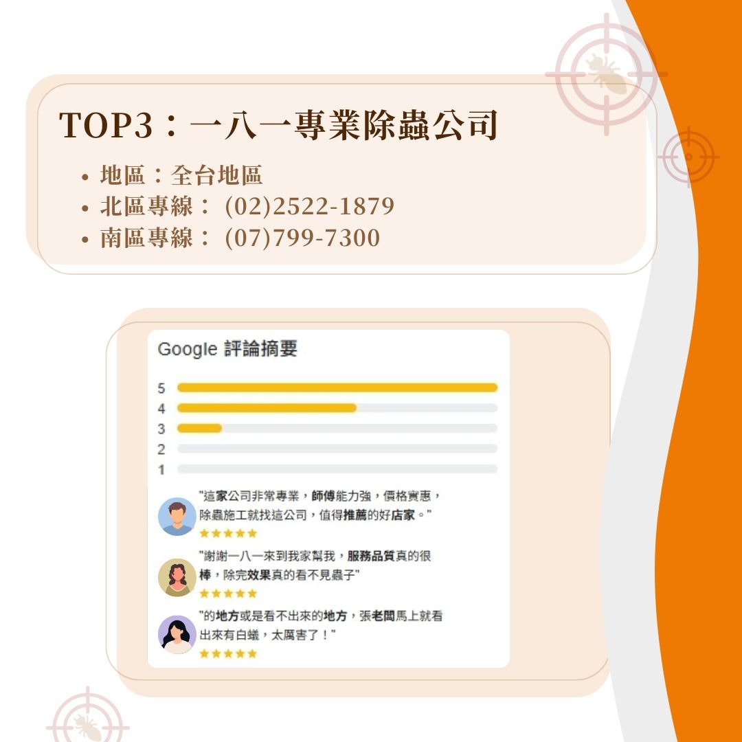 新北除白蟻一八一專業除蟲公司